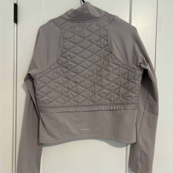 Nike AeroLayer Thermo Running Jacket Atmosphere Grey Women's Size Medium - Picture 4 of 12